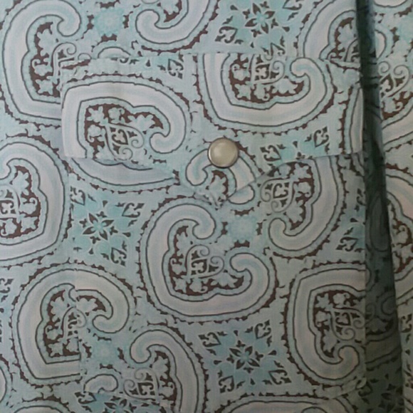 Rough Stock Panhandle Slim Pearl Snap size S - Picture 4 of 8